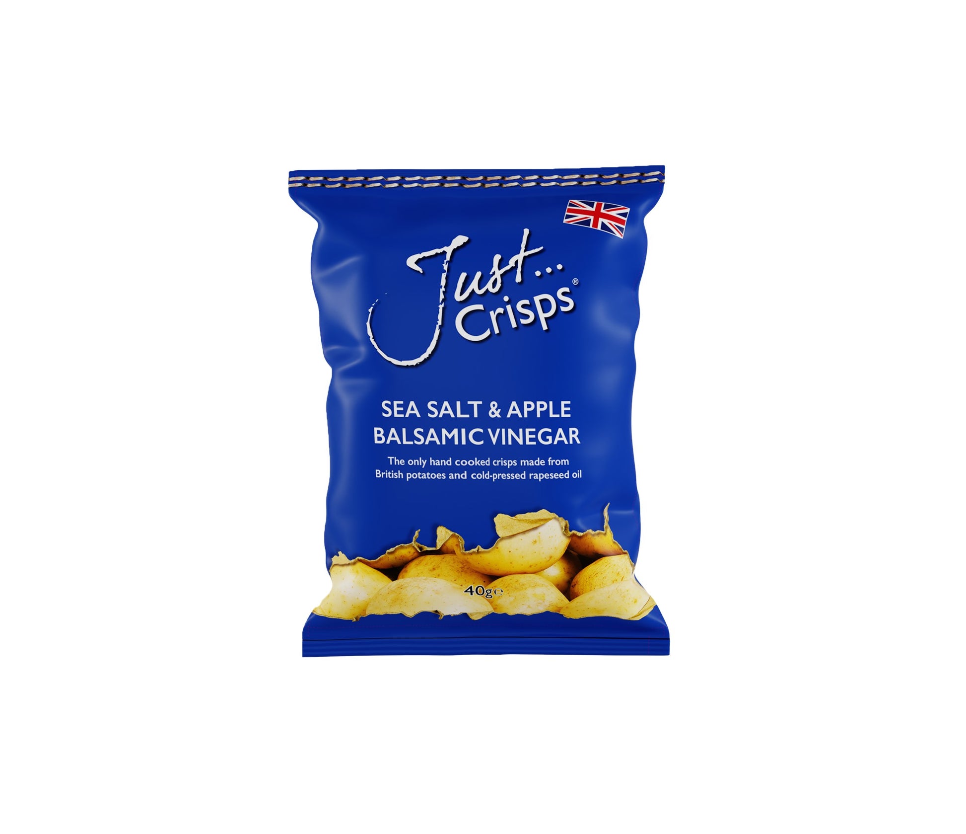 Just Crisps Sea Salt & Apple Balsamic Vinegar Snacking Bag