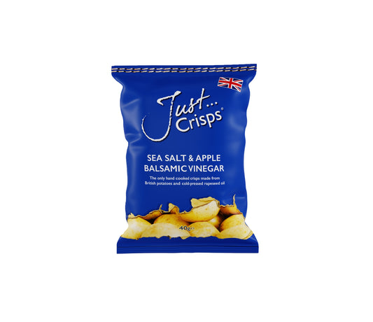 Just Crisps Sea Salt & Apple Balsamic Vinegar Snacking Bag