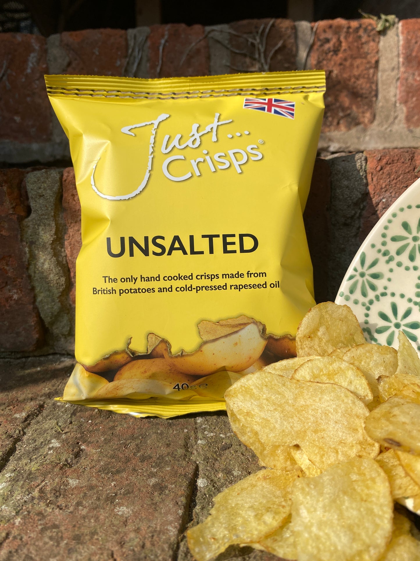 Unsalted Crisps 40g (Case of 24)