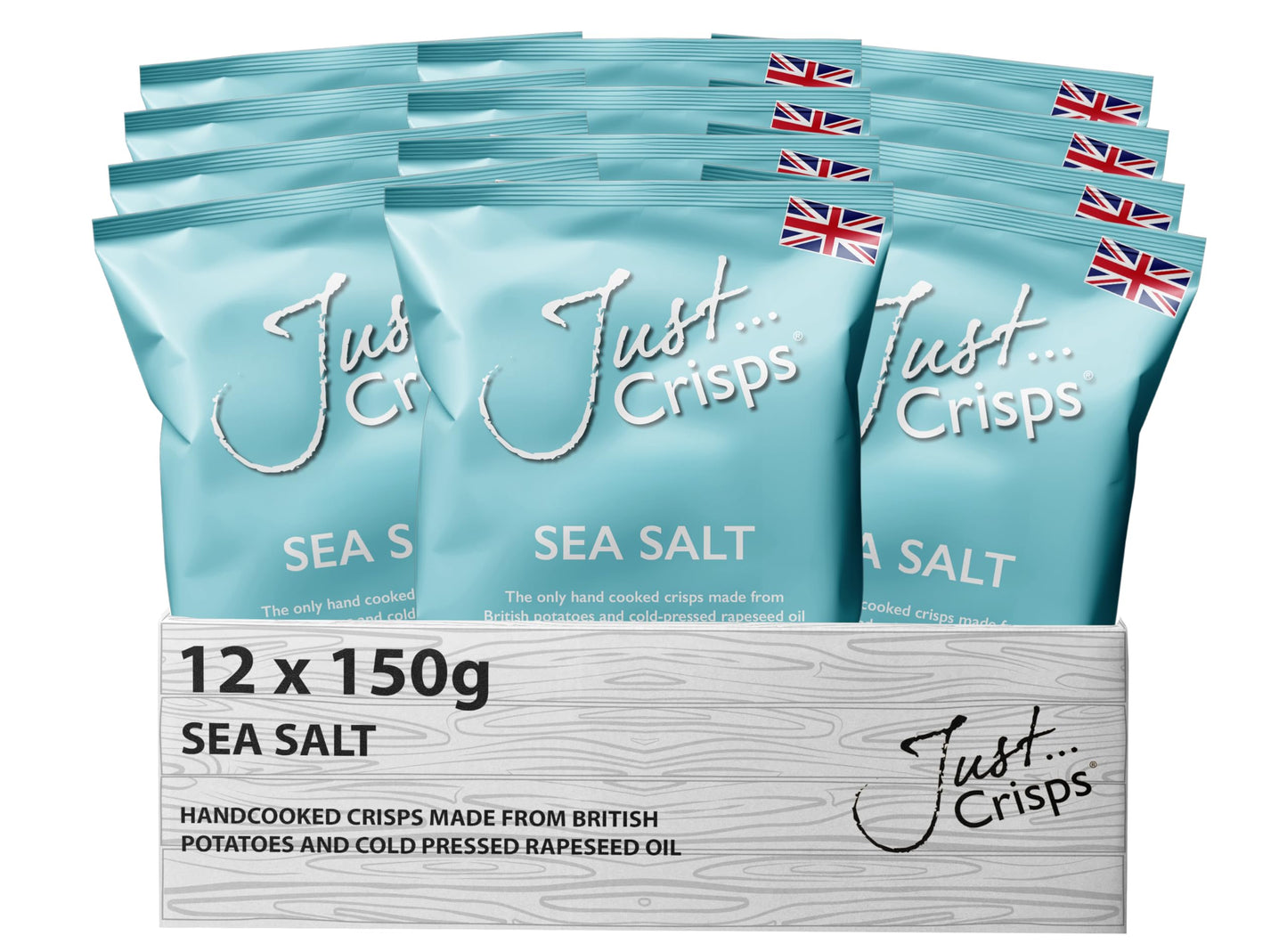Sea Salt Crisps 150g (Case of 12)