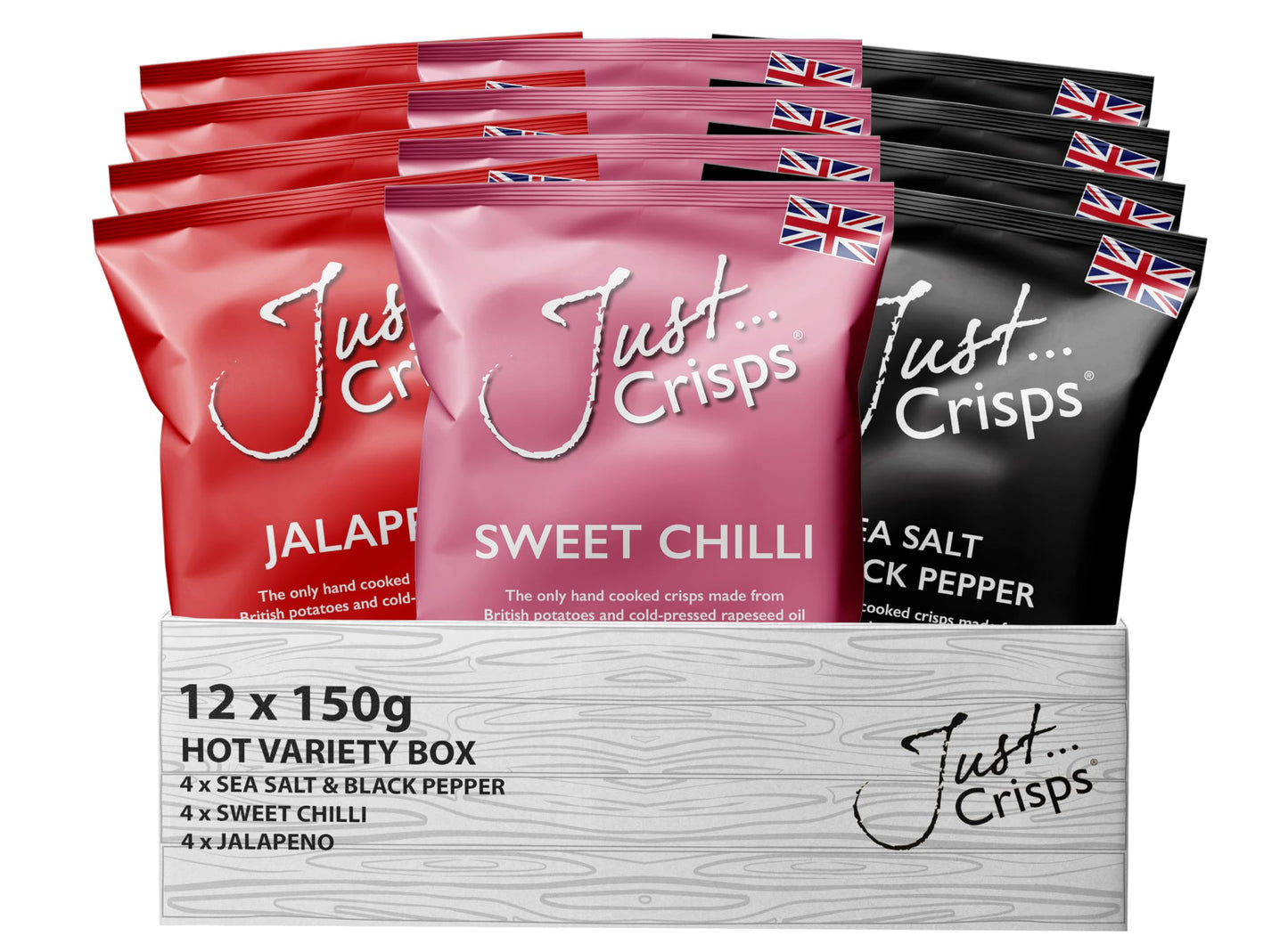 Hot Mixed Variety Box 150g (Case of 12) EAN 5060159311476