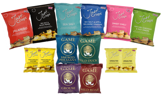 A complete selection of our crisps - Variety box