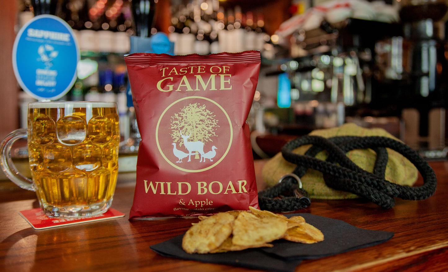Wild Boar and Apple Potato Crisps 40g (Case of 24)