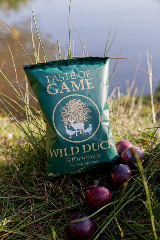 Wild Duck and Plum Potato Crisps 150g (Case of 12)