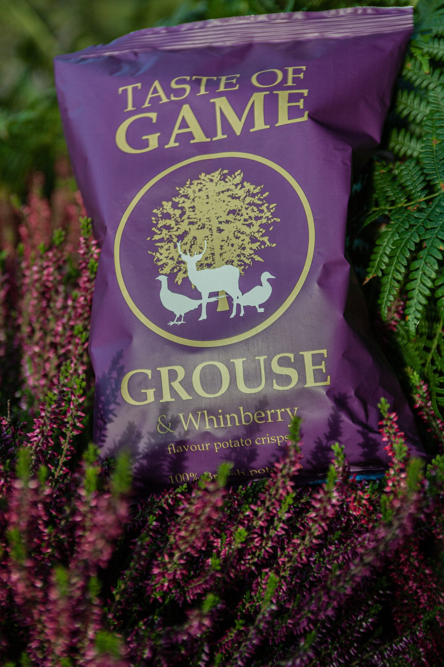 Grouse and Whinberry Potato Crisps 150g (Case of 12)