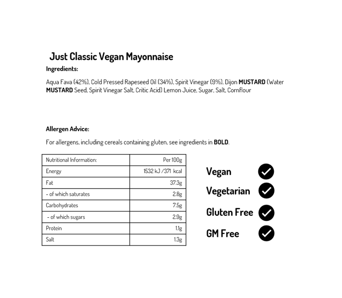 Classic Vegan Mayonnaise