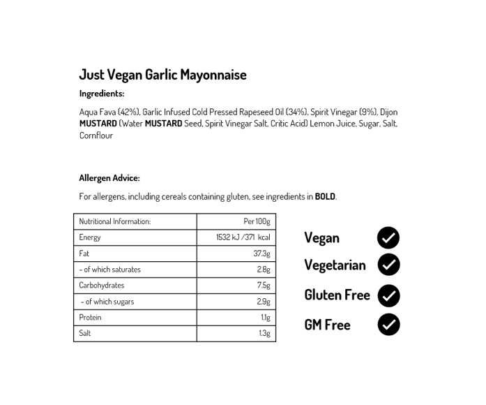 Vegan Garlic Mayonnaise