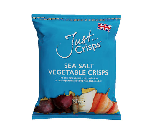 Sea Salt Vegetable Crisps 125g (Case of 12)