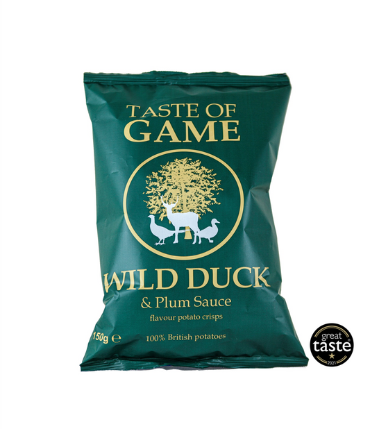 Wild Duck and Plum Potato Crisps 150g (Case of 12)