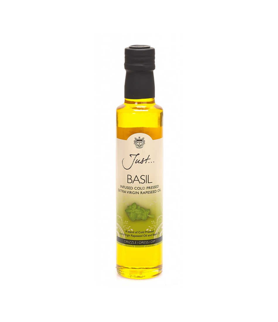 Basil Infused Cold Pressed Rapeseed Oil 250ml (Case of 6)