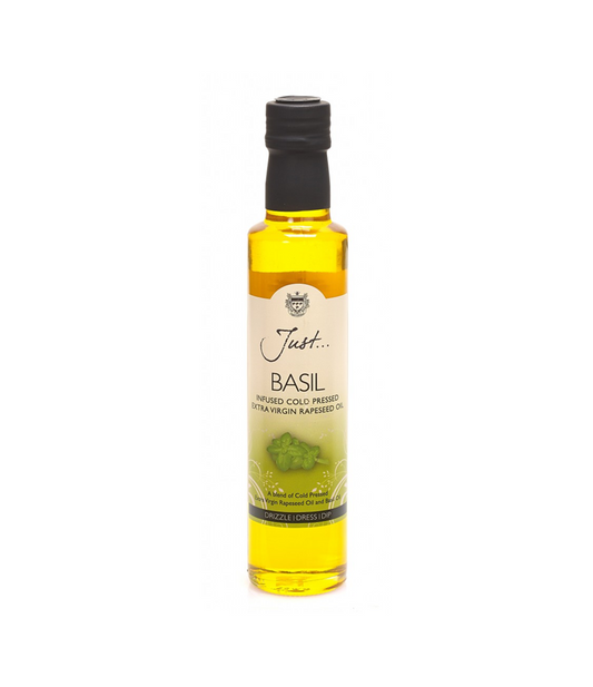 Basil Infused Cold Pressed Rapeseed Oil 250ml (Case of 6)