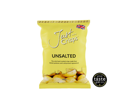 Unsalted Crisps 40g (Case of 24)